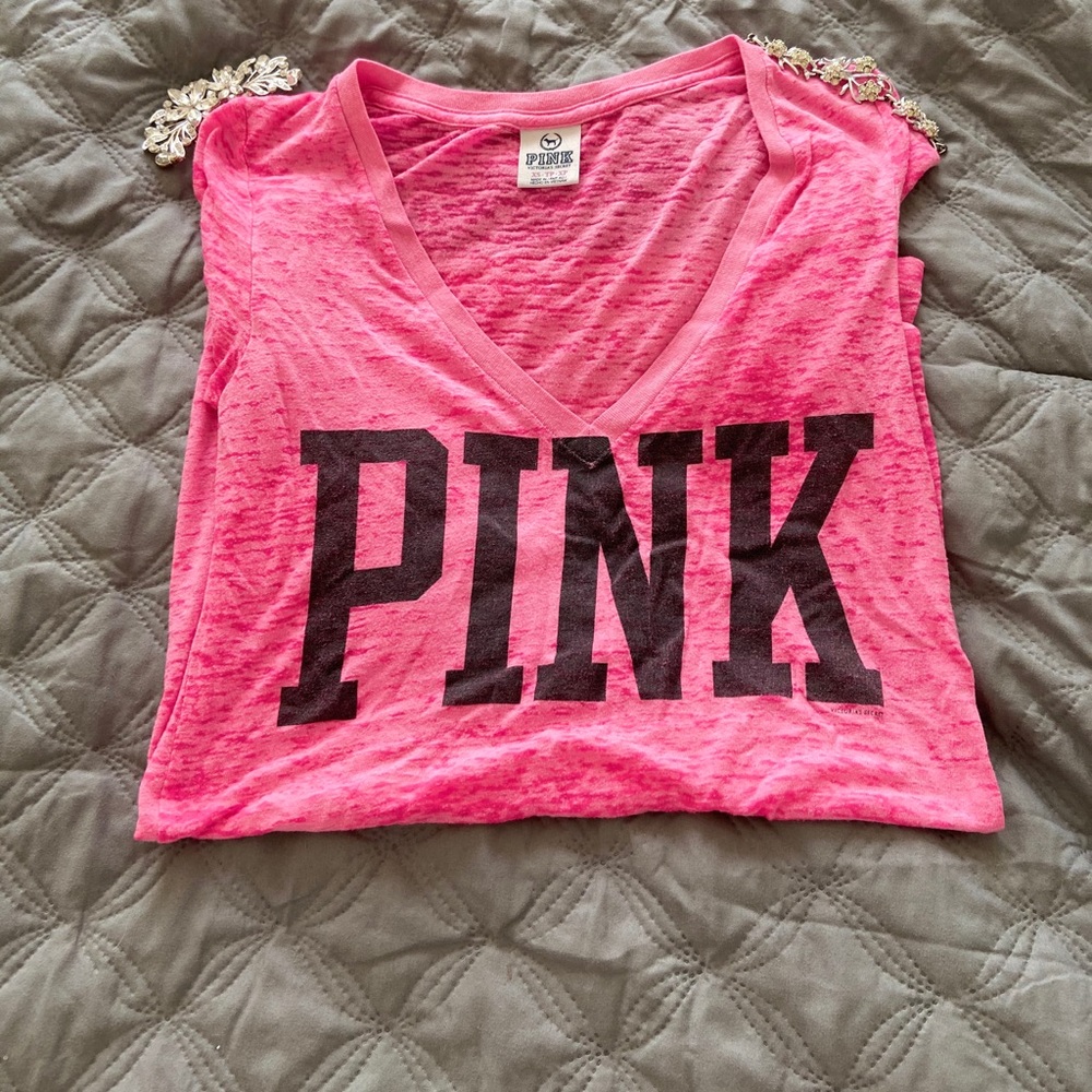 PINK VICTORIA SECRET SHIRT